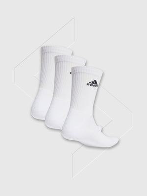 Adidas Cushioned Crew Socks Adult White from Saxumo.com