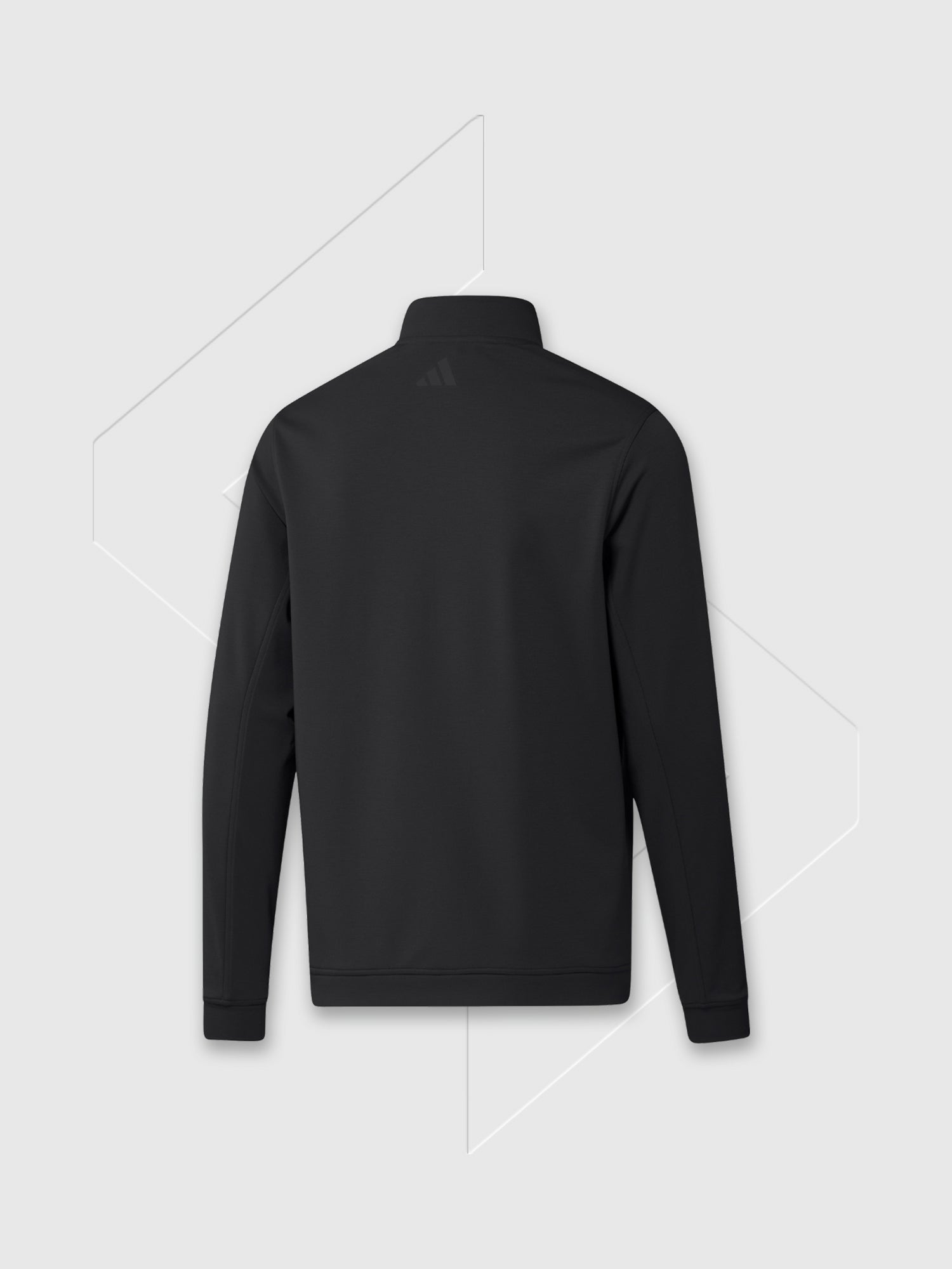 Adidas Elevated ¼-Zip Pullover Sweatshirt Black from Saxumo.com
