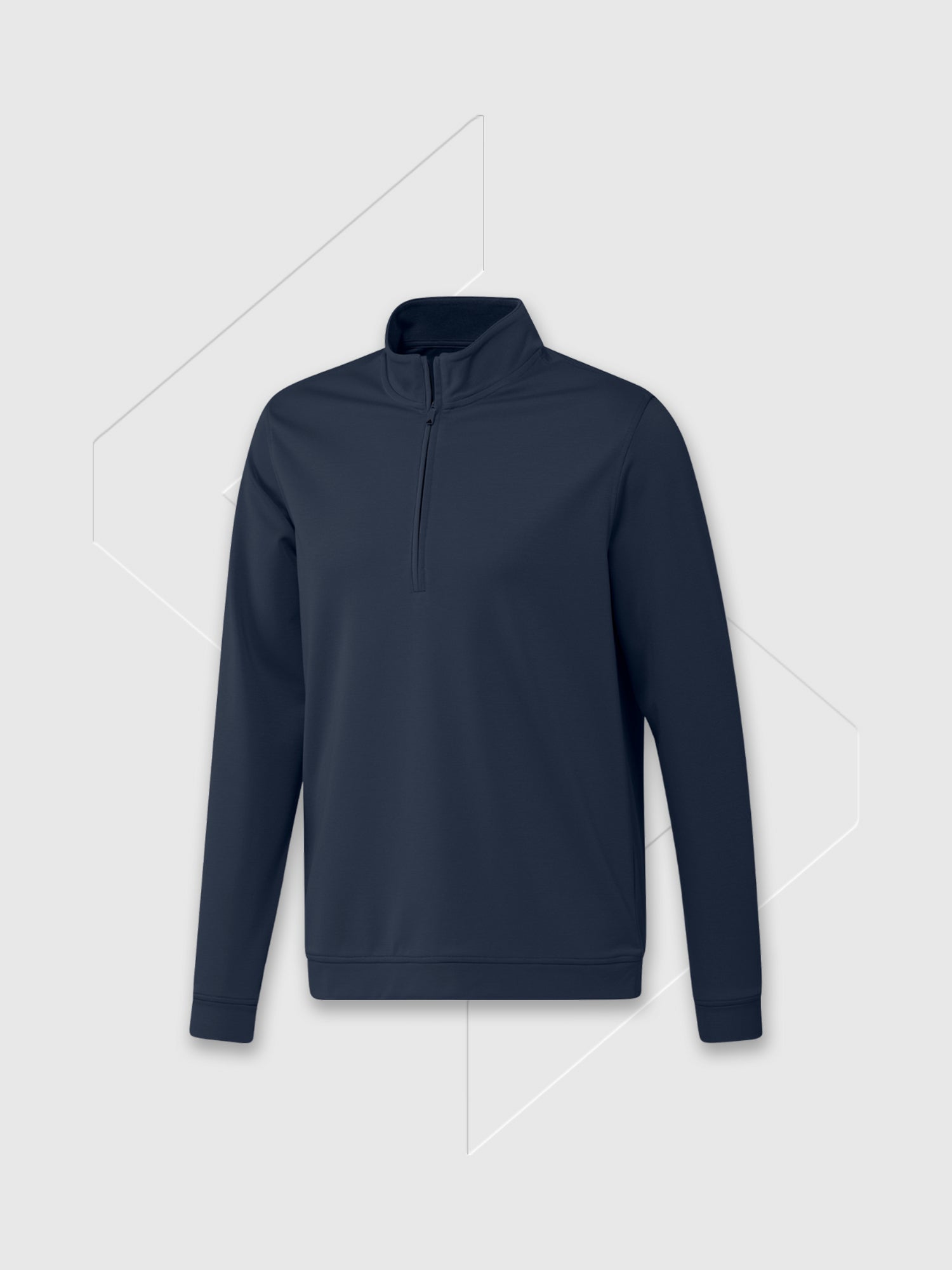Adidas Elevated ¼-Zip Pullover Sweatshirt Navy from Saxumo.com