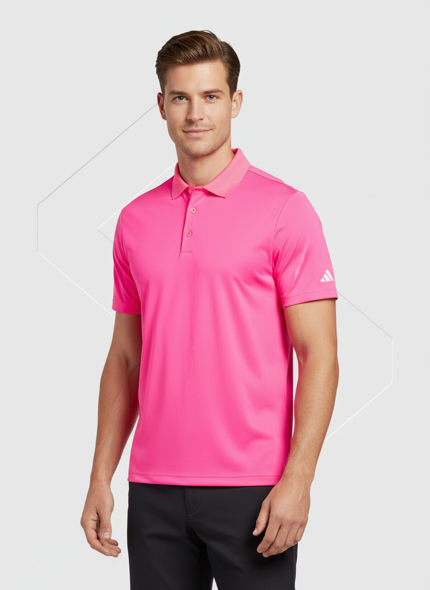 Adidas Performance Polo Solar Pink from Saxumo.com
