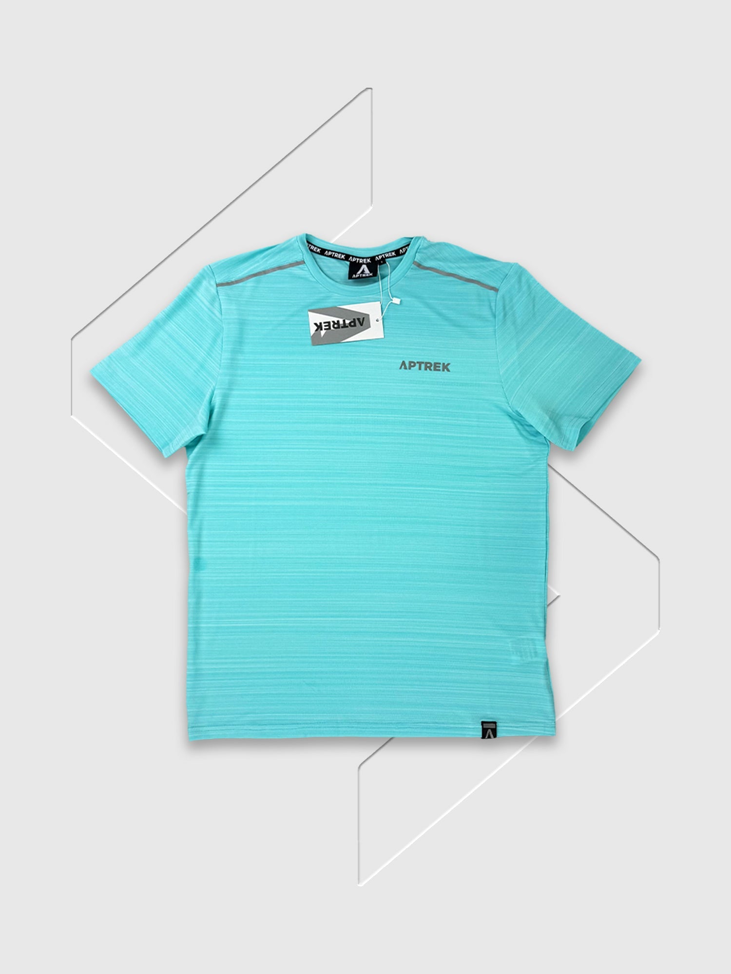Aptrek Element T-Shirt/Short Set Turquoise/Grey from Saxumo.com