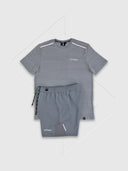 Aptrek Element T-Shirt/Short Set Grey from Saxumo