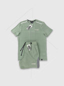 Aptrek Element T-Shirt/Short Set Khaki Green