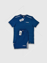 Aptrek Element T-Shirt/Short Set Navy Blue