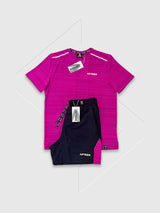 Aptrek Element T-Shirt/Short Set Pink