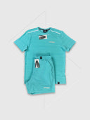 Aptrek Element T-Shirt/Short Set Turquoise from Saxumo
