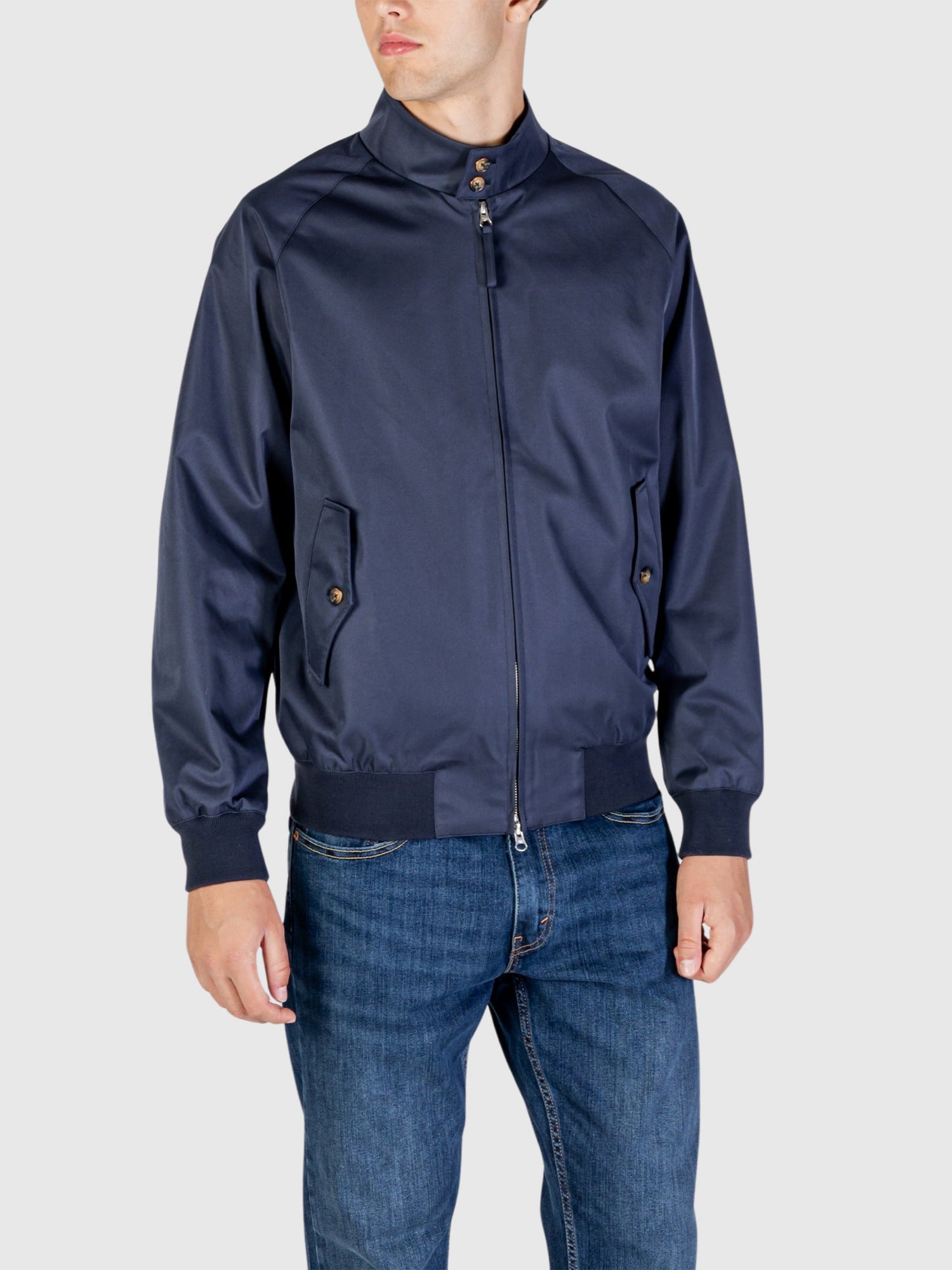 Aquascutum Archival Harrington Navy from Saxumo.com