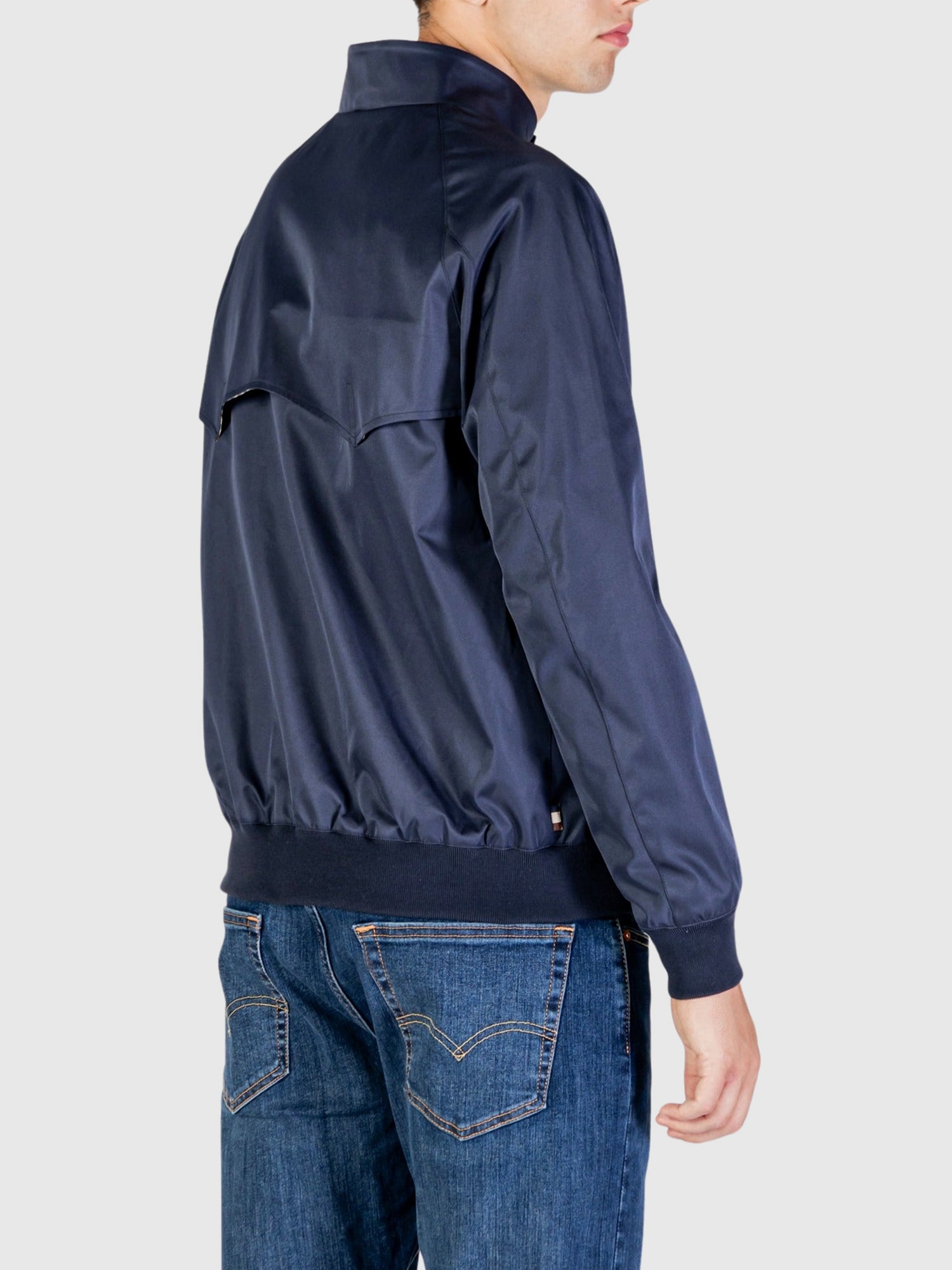 Aquascutum Archival Harrington Navy from Saxumo.com
