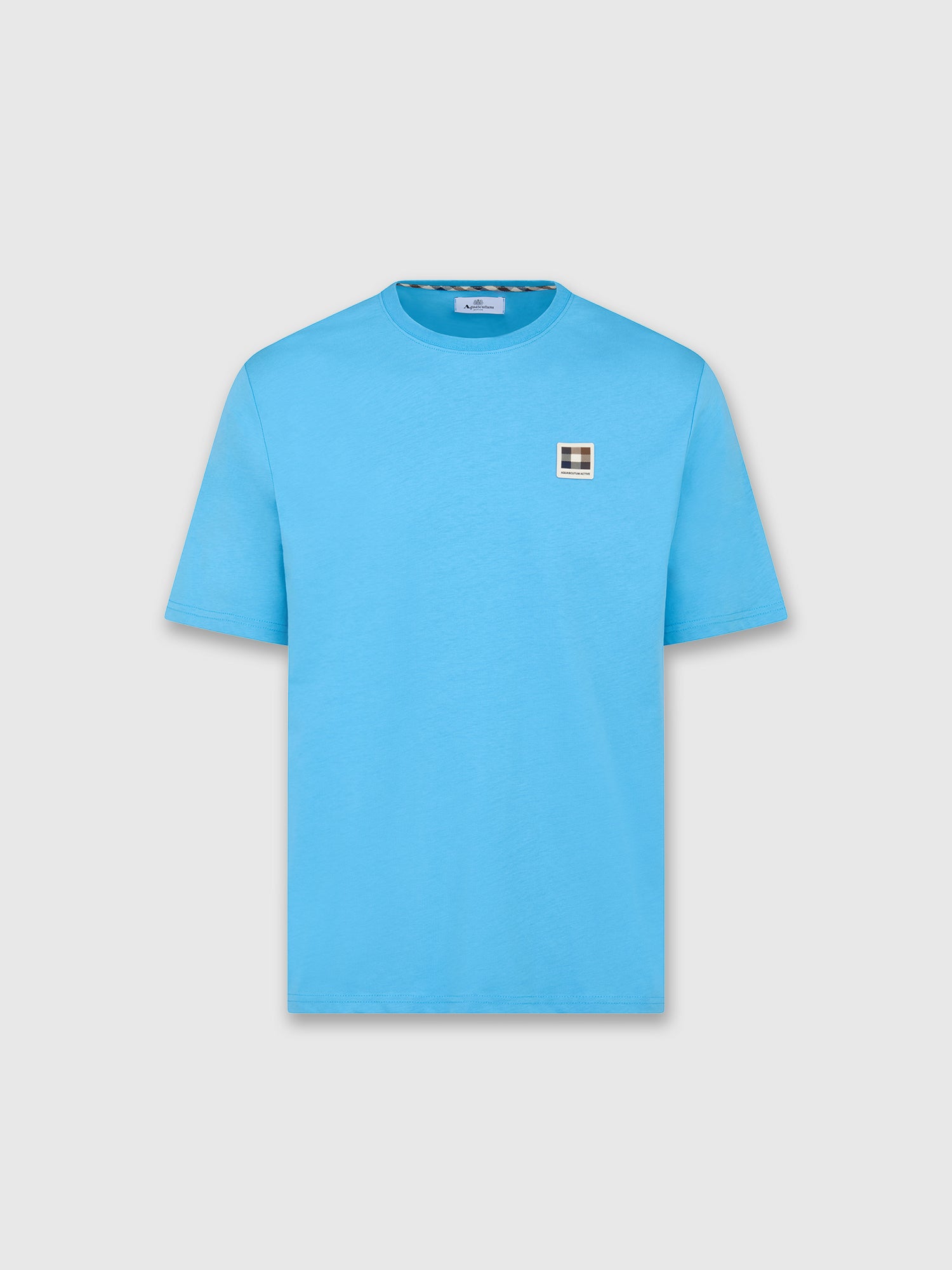 Aquascutum Badge T-shirt Avio from Saxumo.com