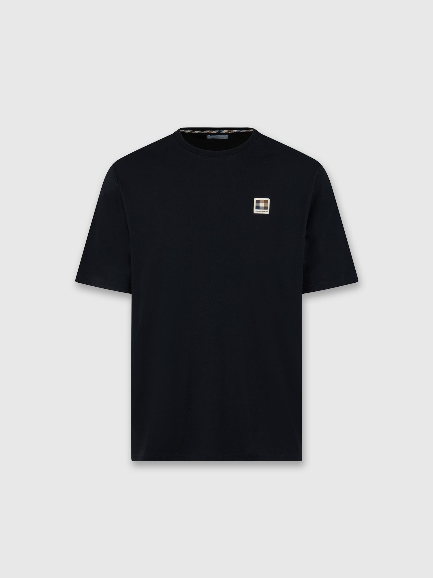 Aquascutum Badge T-shirt /Short Set Black from Saxumo.com