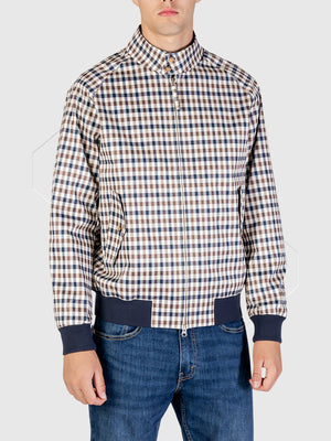 Aquascutum Club Check Archival Harrington Jacket from Saxumo.com