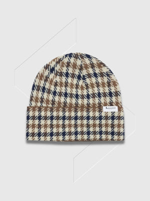 Aquascutum Club Check Beanie from Saxumo.com