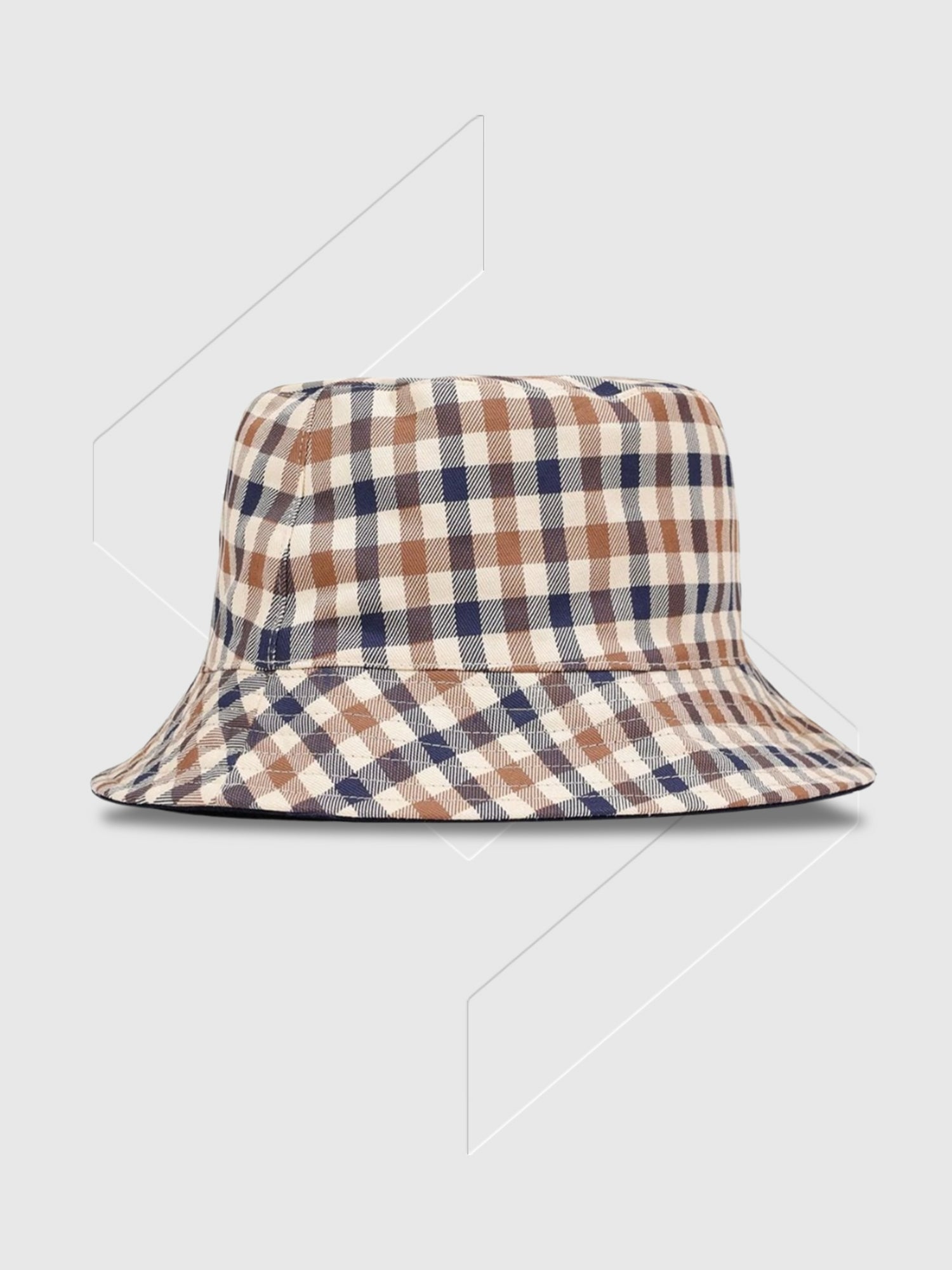 Aquascutum Club Check Reversible Bucket Hat from Saxumo.com
