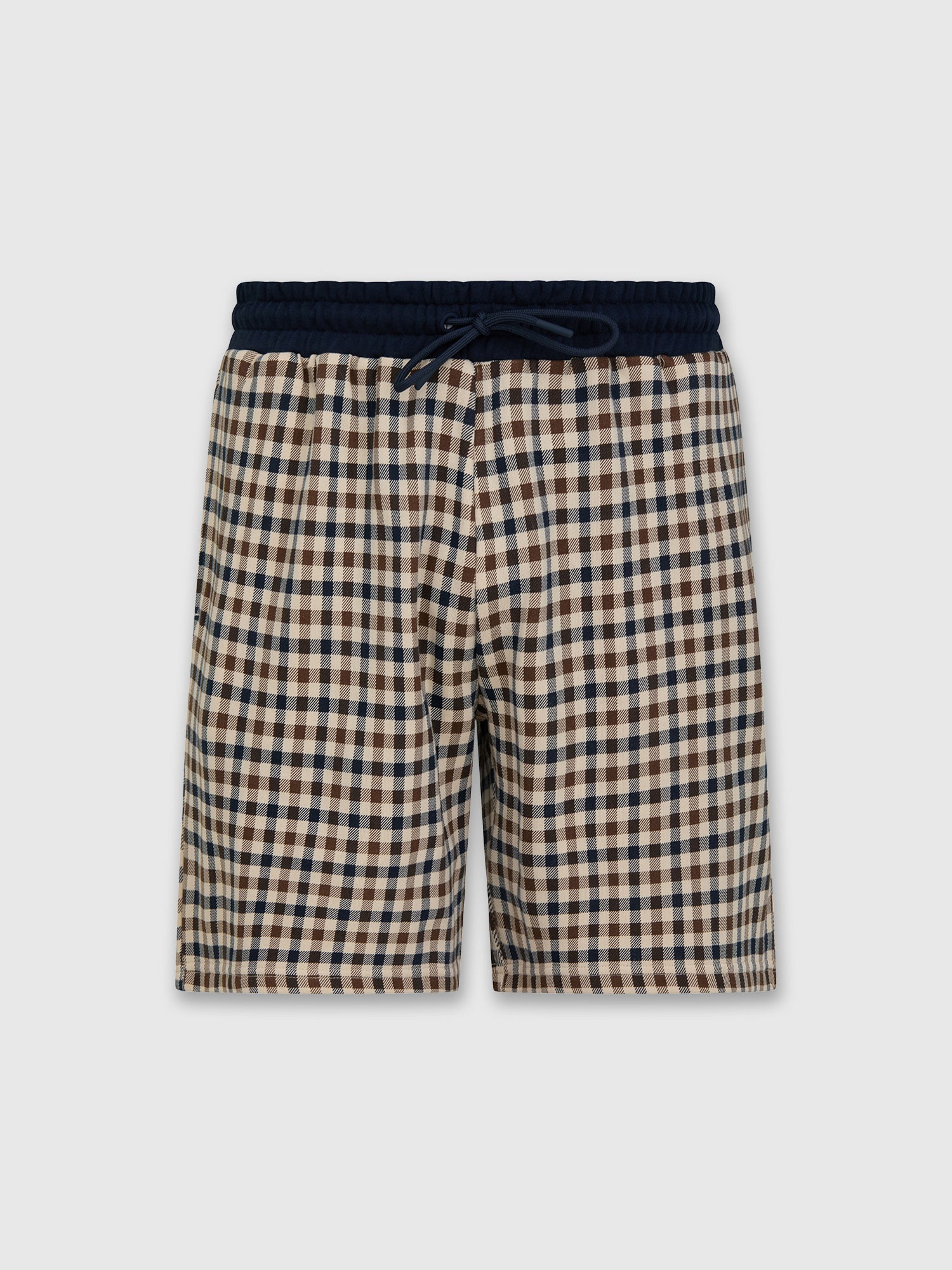 Aquascutum Club Check Short Navy from Saxumo.com