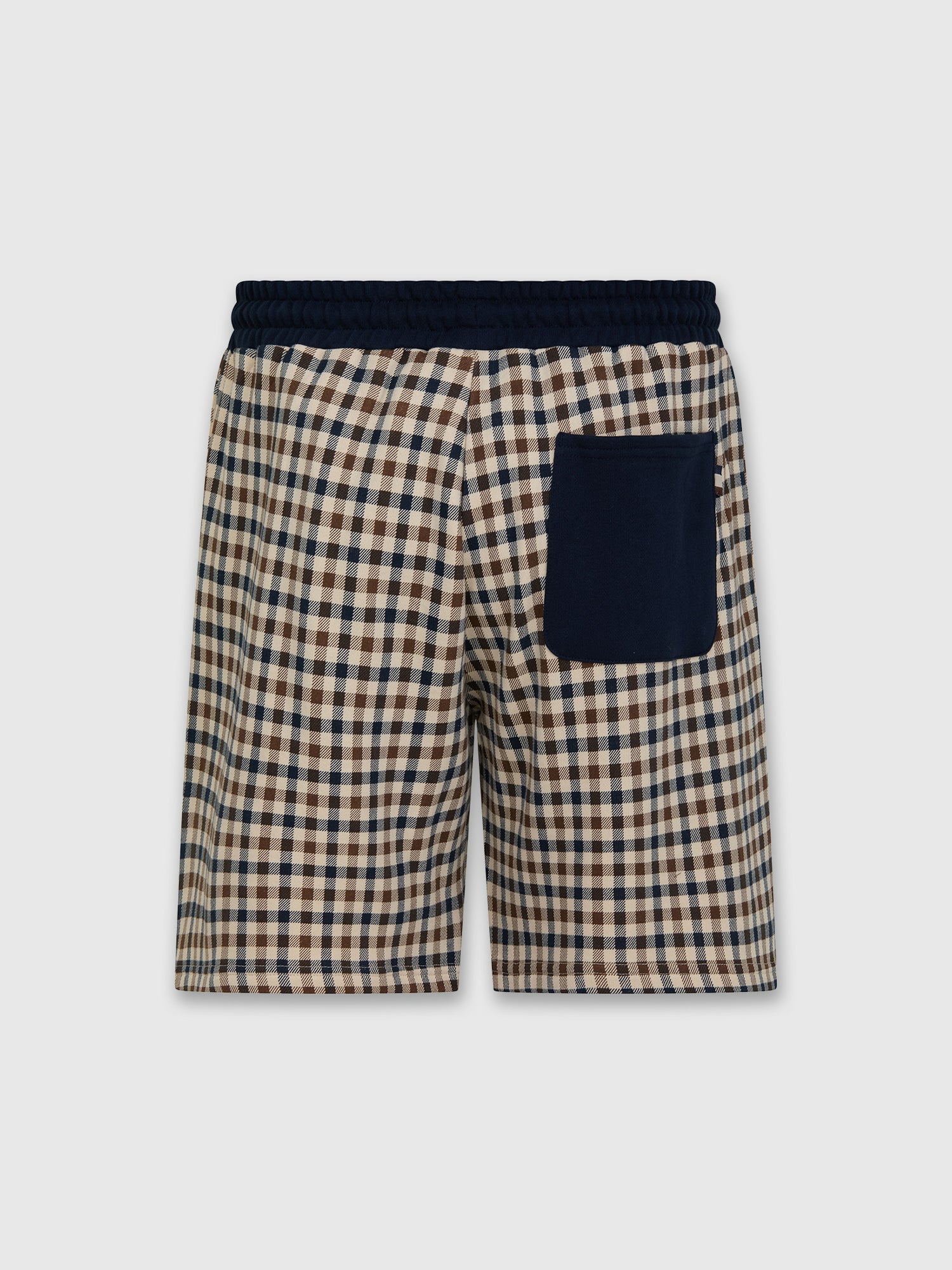 Aquascutum Club Check Short Navy from Saxumo.com