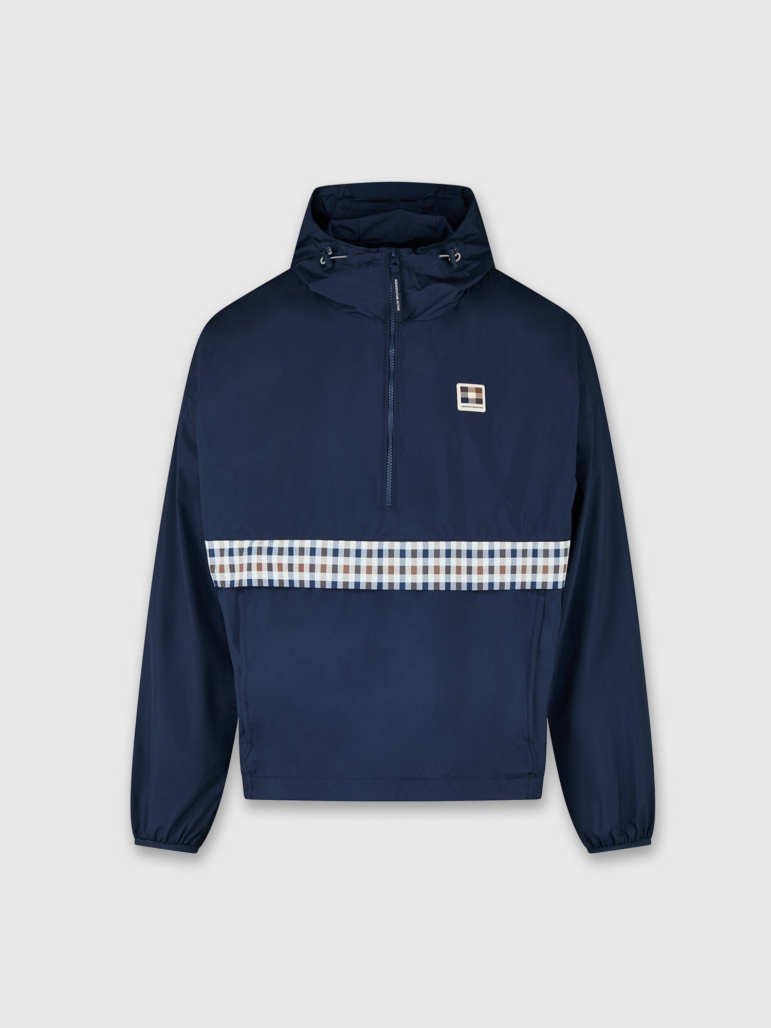 Aquascutum Color Block Badge Jacket Navy from Saxumo.com