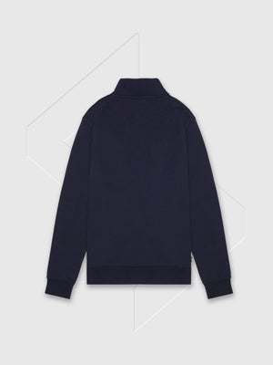 Aquascutum Half Zip Fleece Navy from Saxumo.com