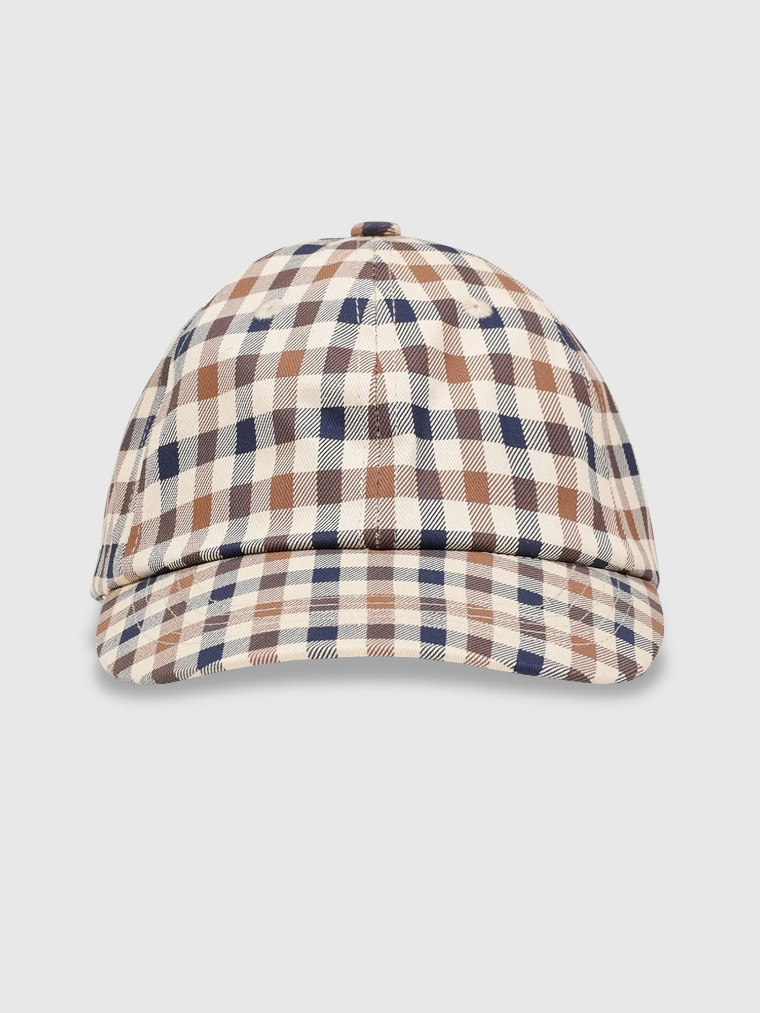 Aquascutum Iconic Baseball Cap Club Check from Saxumo.com