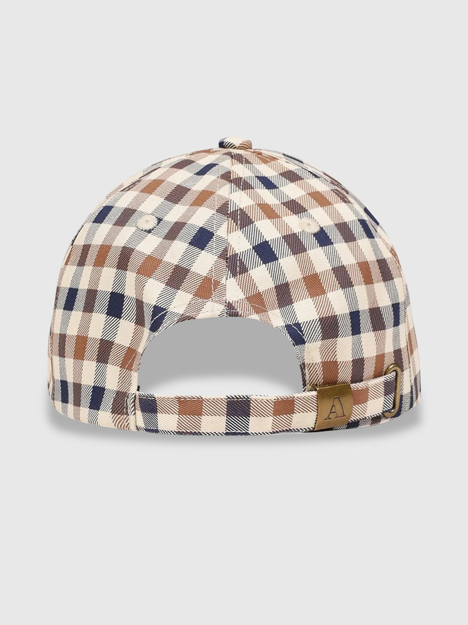 Aquascutum Iconic Baseball Cap Club Check from Saxumo.com