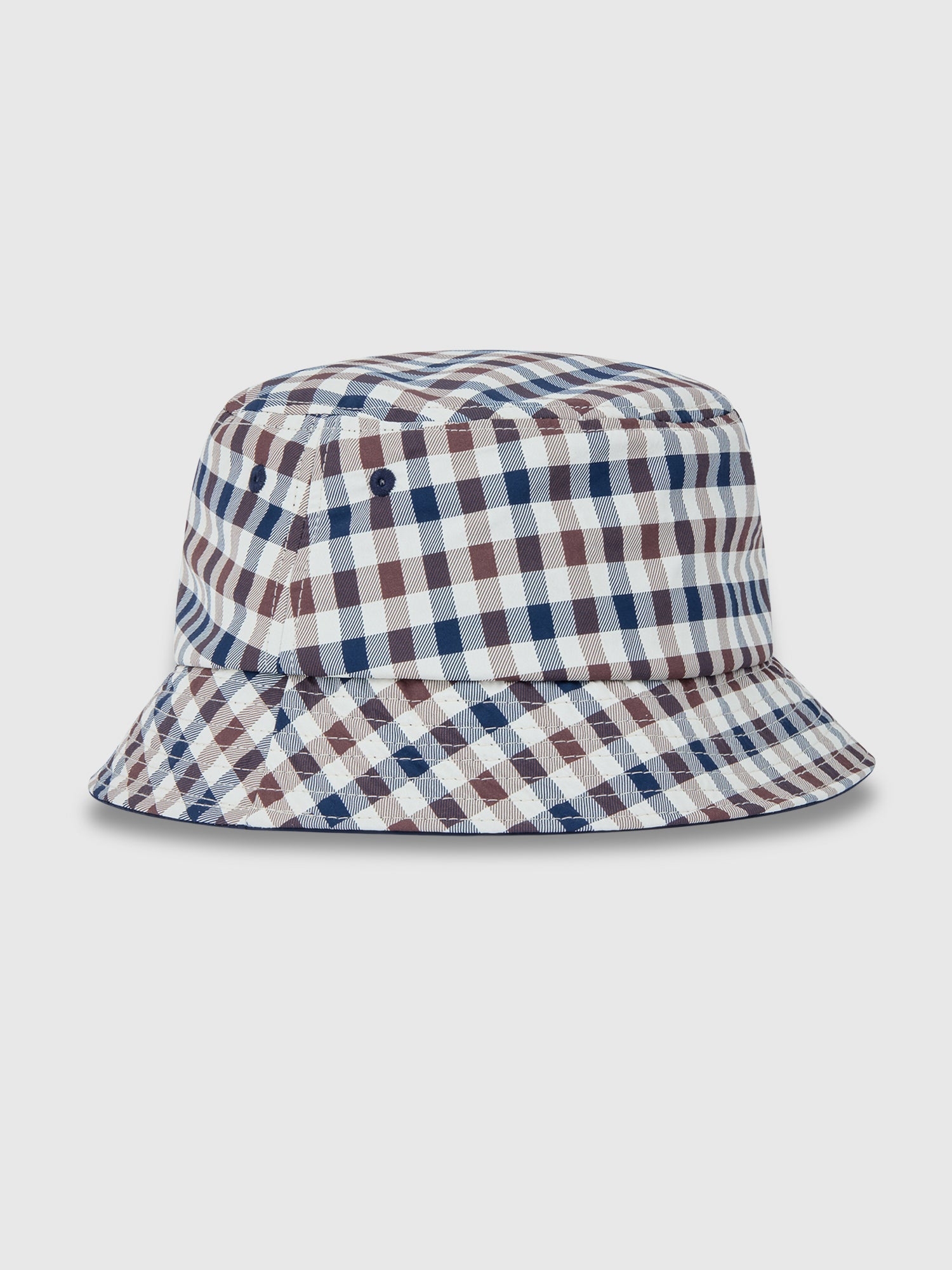 Aquascutum Lamina Bucket Cap Club Check from Saxumo.com