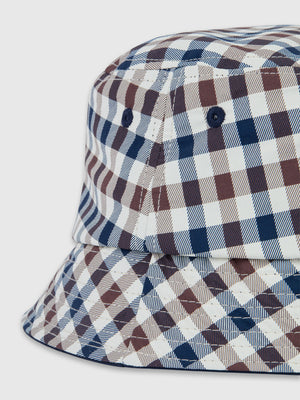 Aquascutum Lamina Bucket Cap Club Check from Saxumo.com