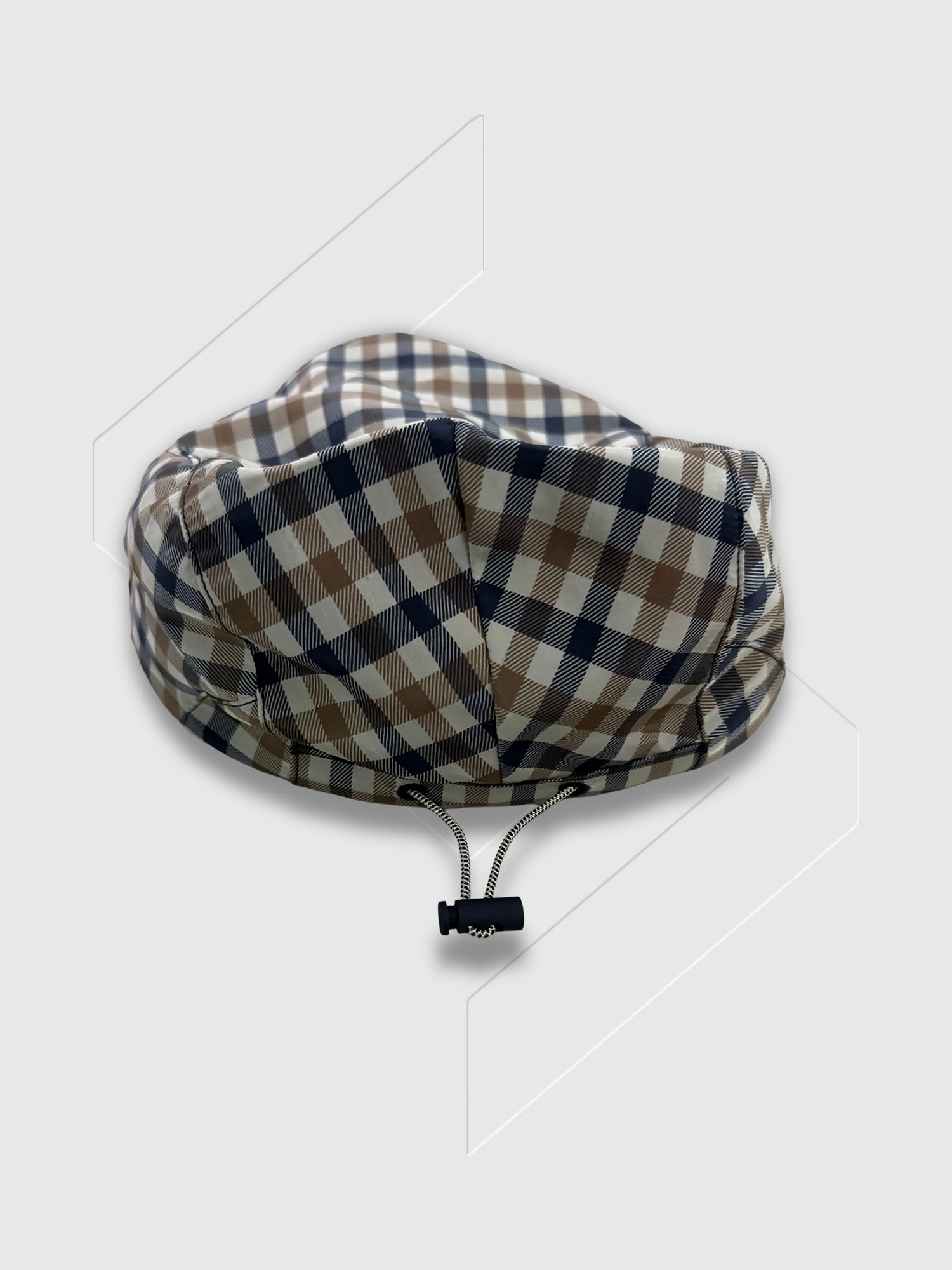 Aquascutum Lamina Flat Cap Club Check from Saxumo.com