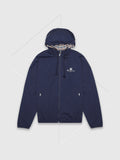 Aquascutum Reversible Hooded Sailor Jacket Navy
