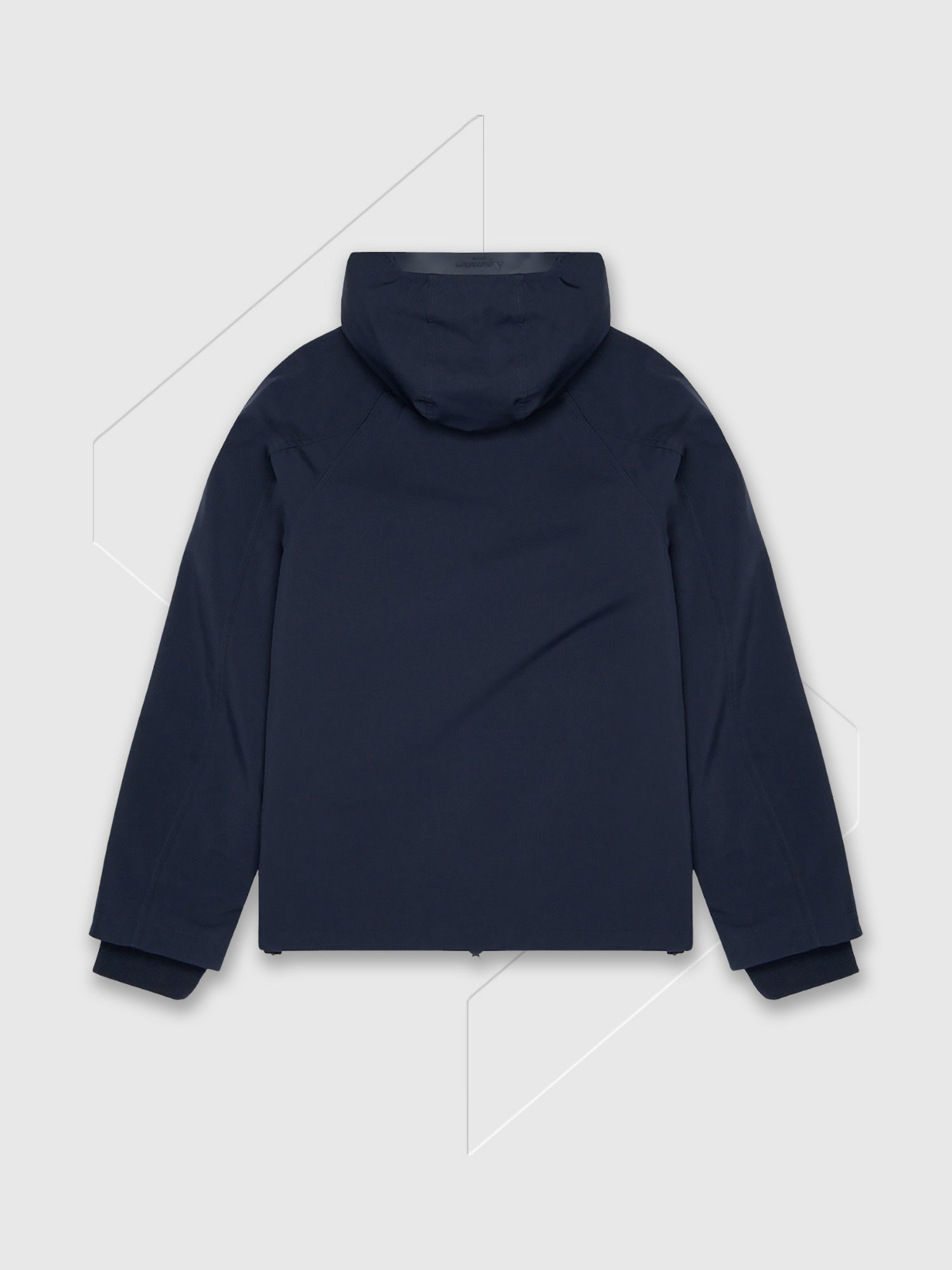 Aquascutum Soft Shell Mid Parka Jacket Navy from Saxumo.com