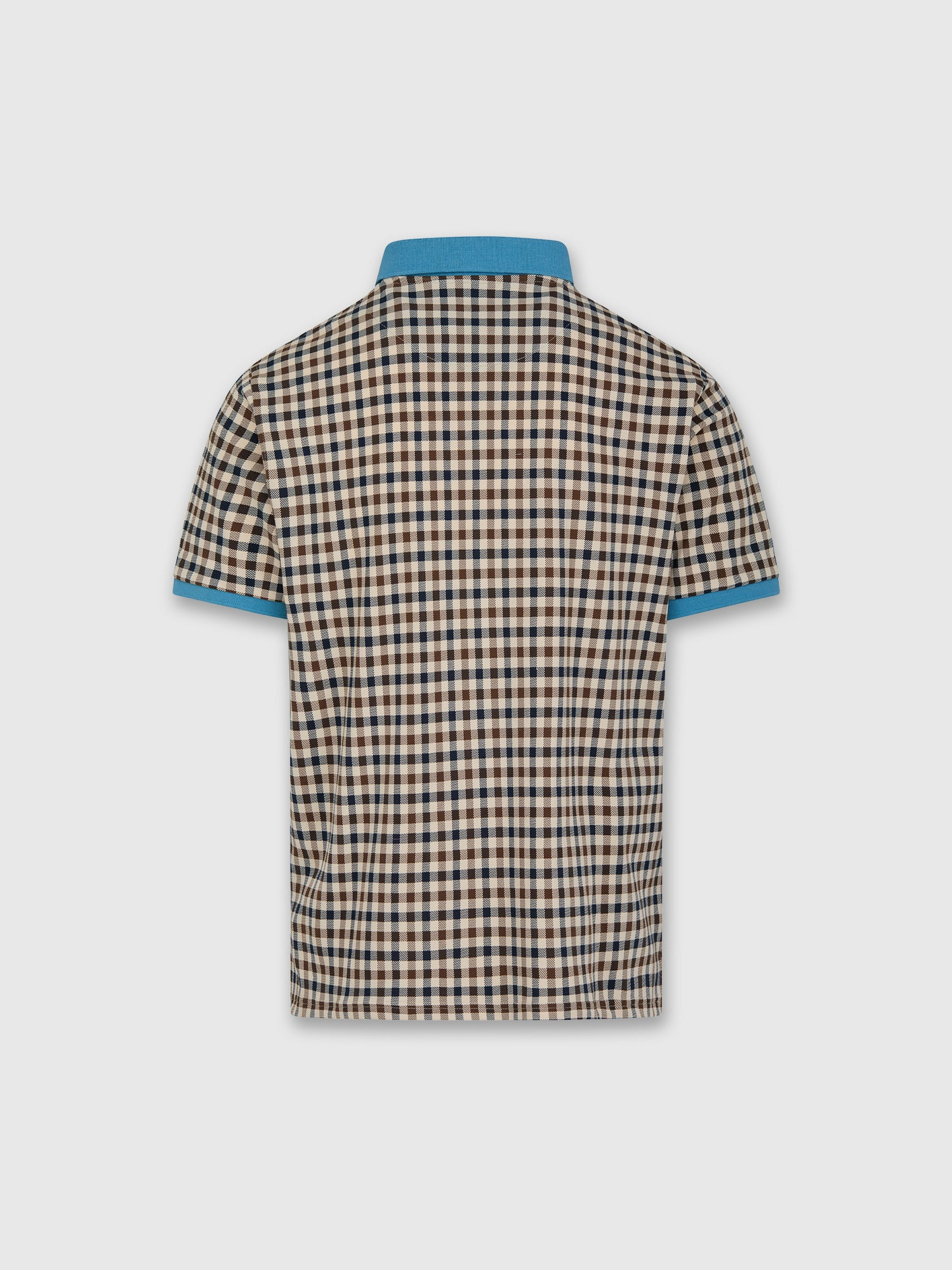 Aquascutum  Stretch Piquet CC Polo Avio from Saxumo.com