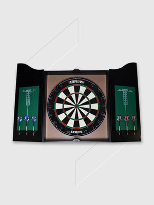 Arrow180 Bristle Dartboard Cabinet Set from Saxumo.com