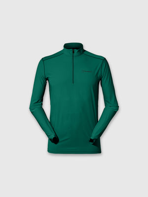 Berghaus 24/7 Half Zip Long Sleeve Tech Green from Saxumo.com