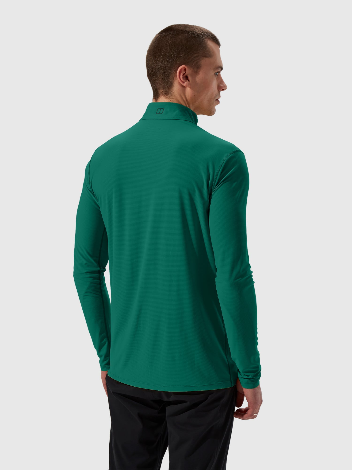 Berghaus 24/7 Half Zip Long Sleeve Tech Green from Saxumo.com