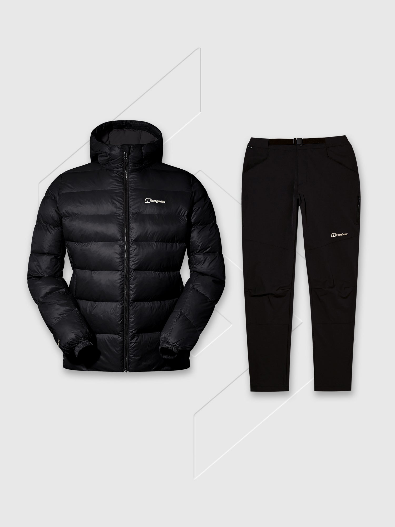 Berghaus Ewden Hydroloft Insulated Jacket/Pant Set Black/Black from Saxumo.com