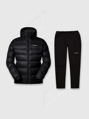 Berghaus Ewden Hydroloft Insulated Jacket/Pant Set Black/Black from Saxumo.com