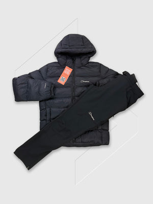 Berghaus Ewden Hydroloft Insulated Jacket/Pant Set Black/Black from Saxumo.com