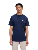 Berghaus Front/Back Logo T-shirt Navy Blue from Saxumo