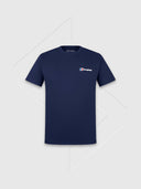 Berghaus Front/Back Logo T-shirt Navy Blue from Saxumo