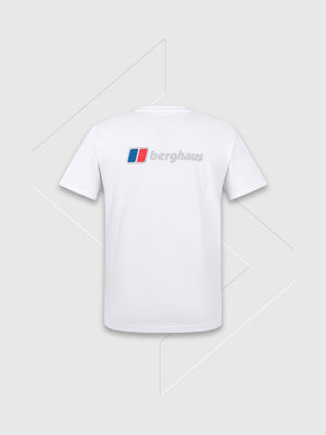 Berghaus Front/Back Logo T-shirt White from Saxumo