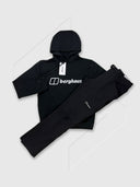 Berghaus Logo Hoody/Pant Set Black/Black from Saxumo.com