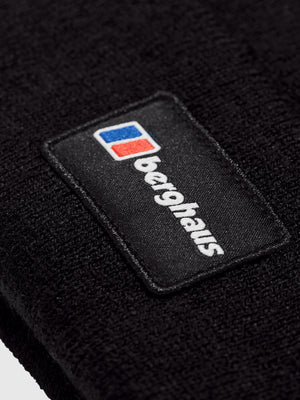 Berghaus Logo Recognition Beanie Black from Saxumo.com