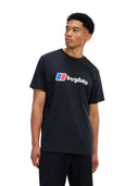 Berghaus Organic Big Classic Logo T-shirt Black from Saxumo
