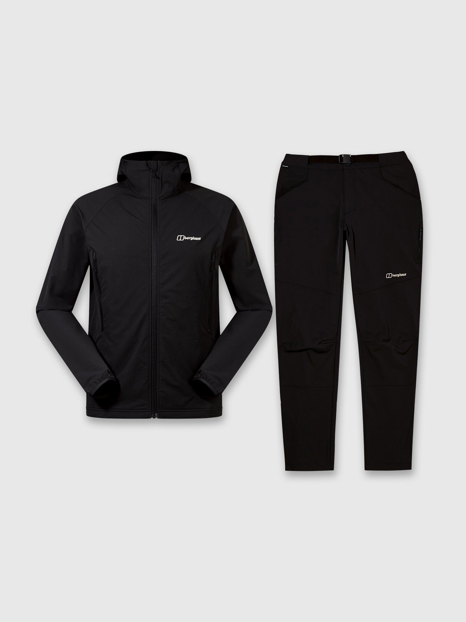Berghaus Skelbo Jacket/Pant Set Black from Saxumo.com