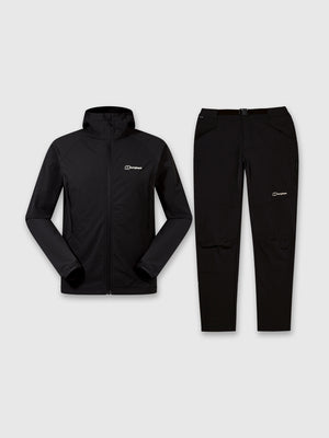 Berghaus Skelbo Jacket/Pant Set Black from Saxumo.com