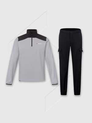 Berghaus Terrain Trek Half Zip/Cargo Set Black/Grey/Black from Saxumo.com
