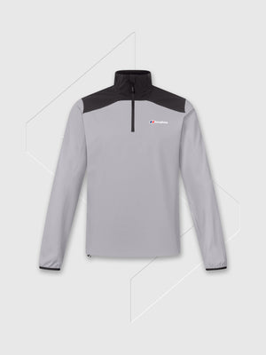 Berghaus Terrain Trek Half Zip Jacket Jet Black/Grey from Saxumo.com