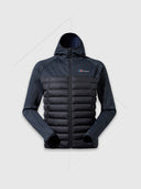 Berghaus Urban Pravitale Hybrid Full Zip Jacket Black/Grey from Saxumo