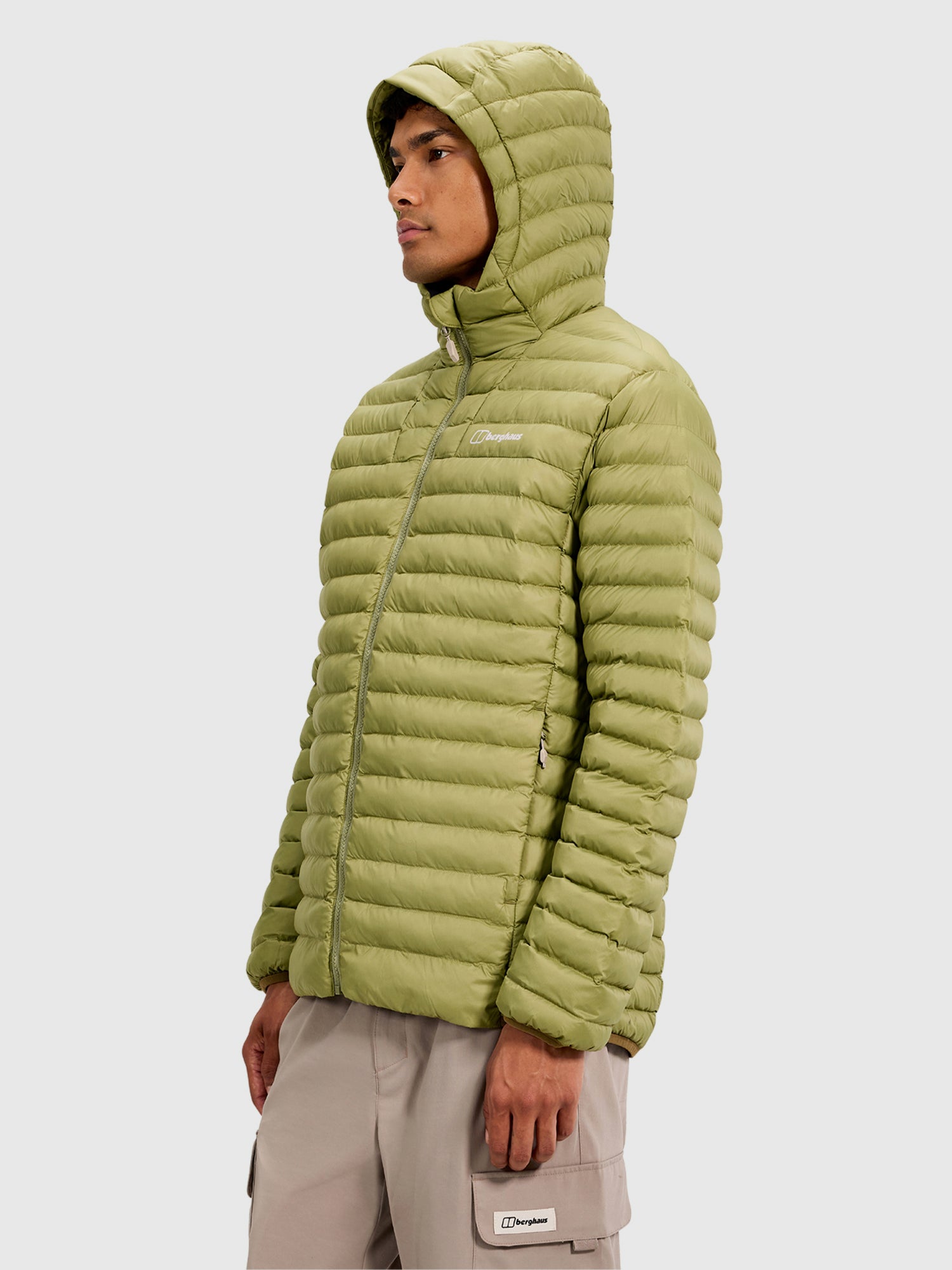 Berghaus Vaskye Hooded Full Zip Jacket Green from Saxumo.com