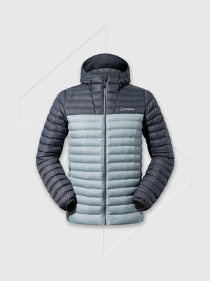 Berghaus Vaskye Hooded Full Zip Jacket Grey/Light Grey from Saxumo.com