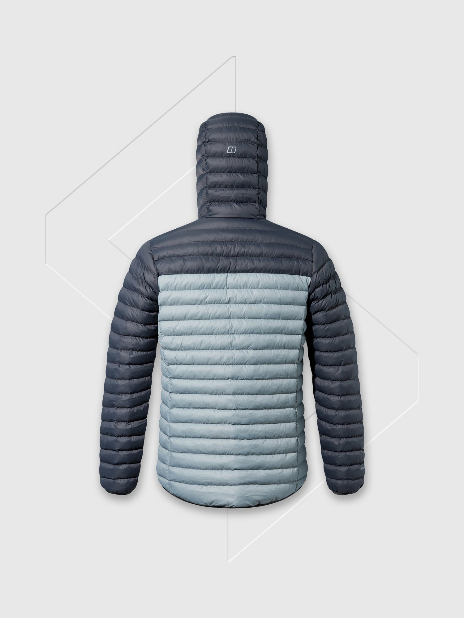 Berghaus Vaskye Hooded Full Zip Jacket Grey/Light Grey from Saxumo.com