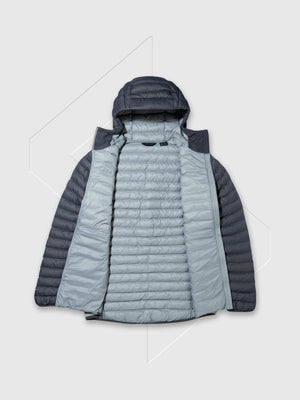 Berghaus Vaskye Hooded Full Zip Jacket Grey/Light Grey from Saxumo.com